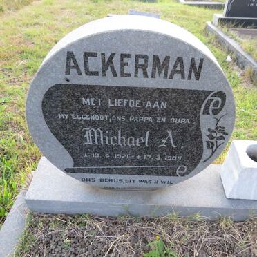 ACKERMAN Michael A. 1921-1989