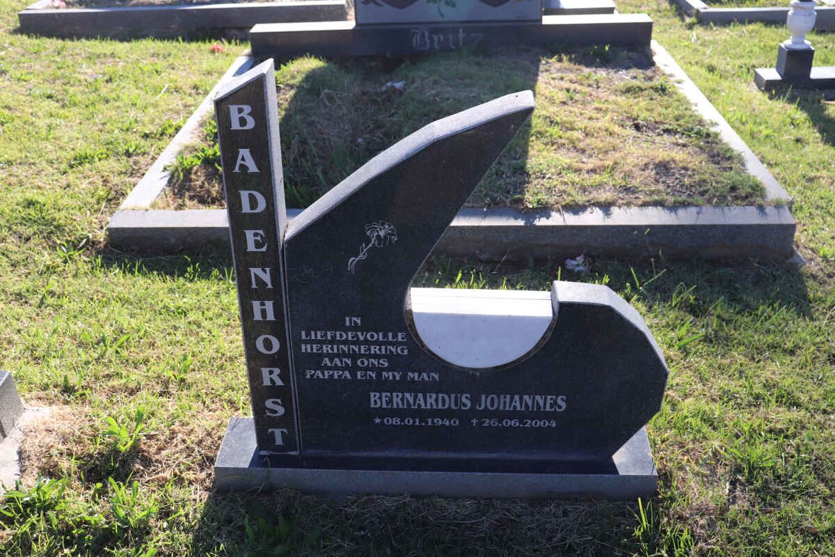 BADENHORST Bernardus Johannes 1940-2004