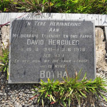 BOTHA David Hercules 1941-1978