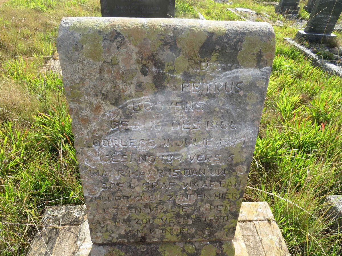 BOOYENS ? Petrus 1866-1947