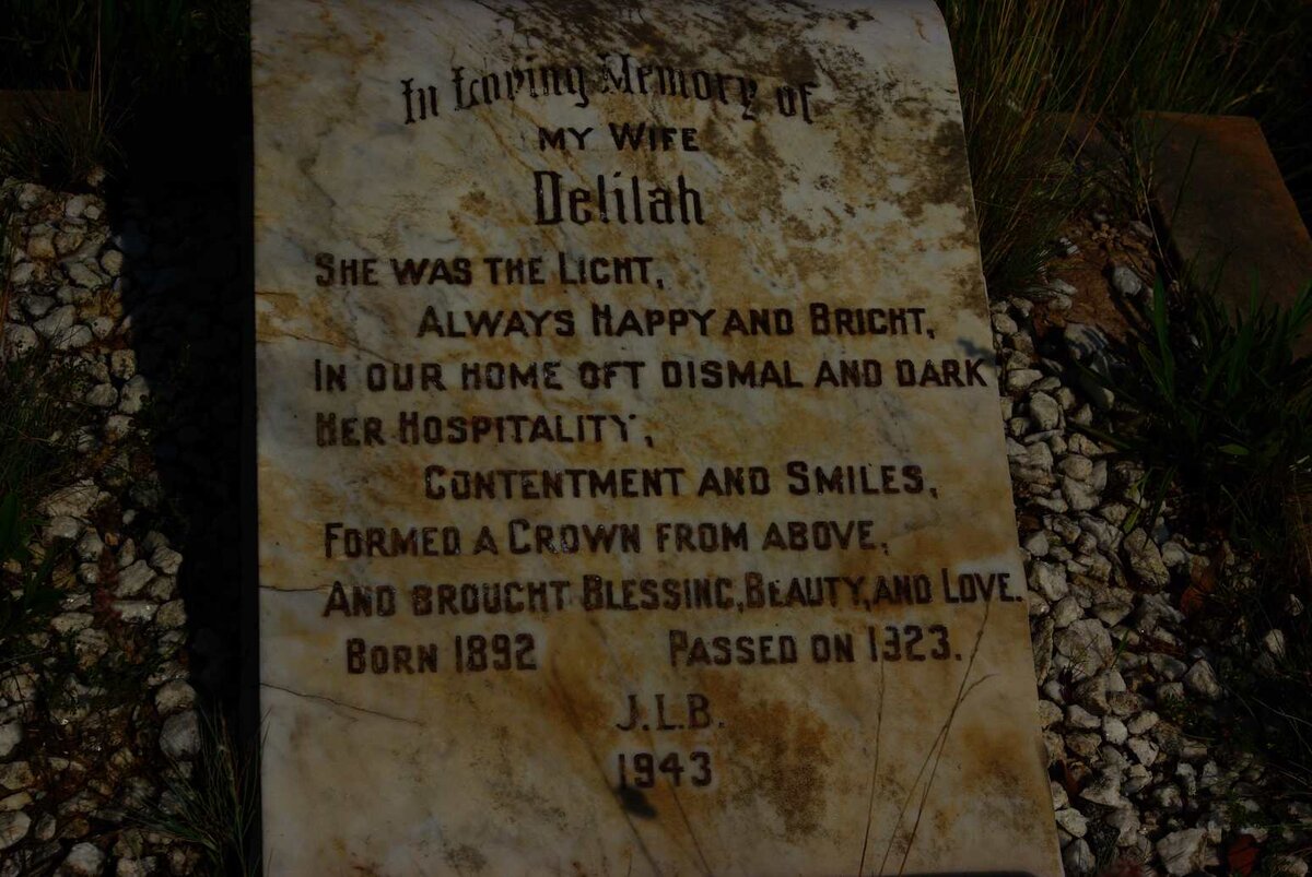 BOTHA Delilah 1892-1923