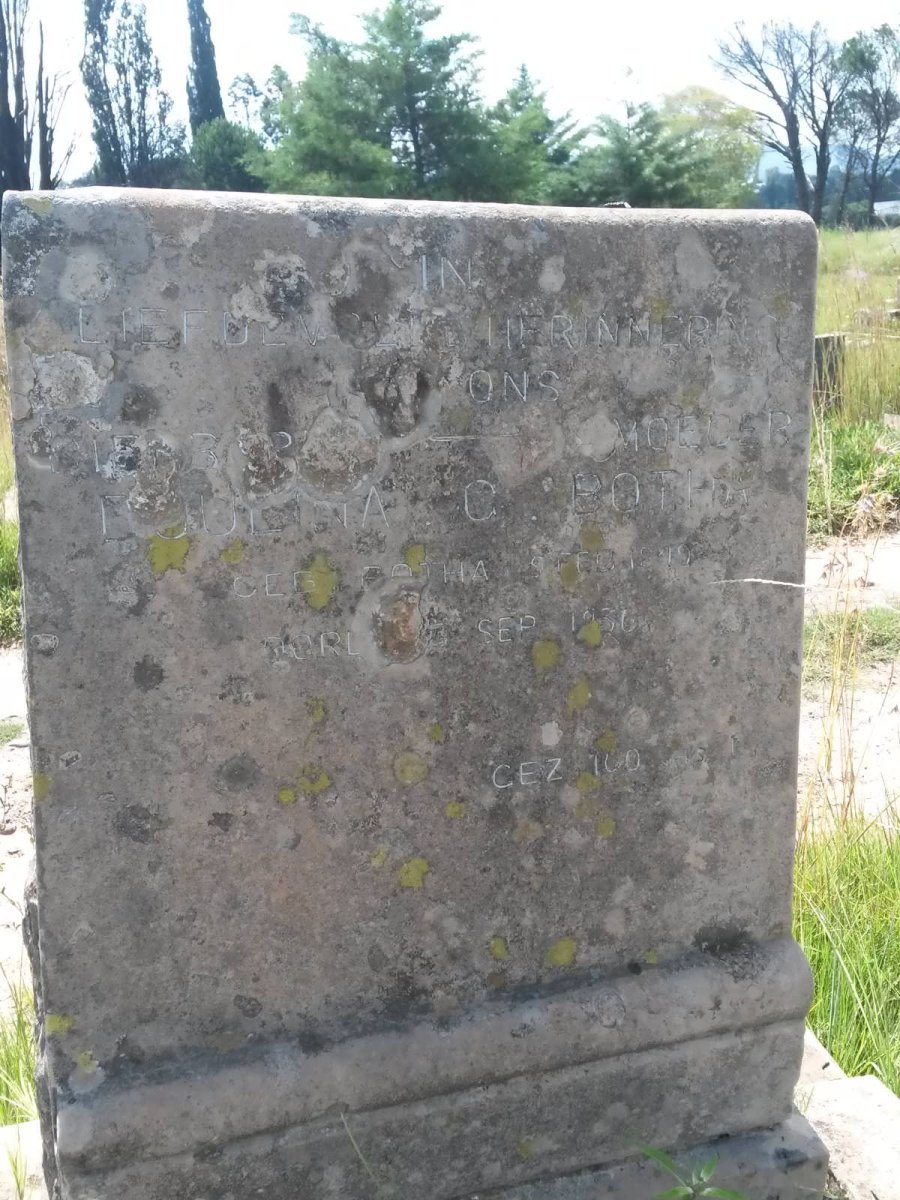 BOTHA Douwlina G. nee BOTHA 1849-1936