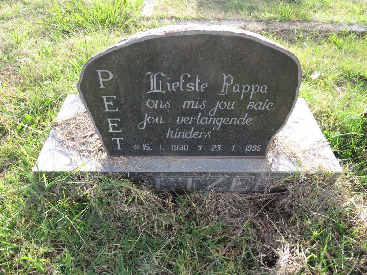 COETZEE Peet 1930-1995