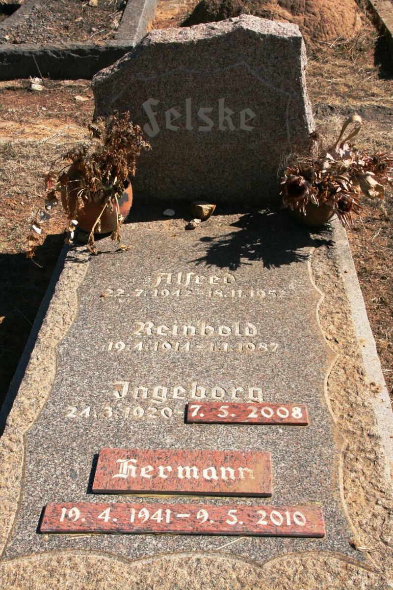 FELSKE Reinhold 1914-1987 :: FELSKE Ingeborg 1920-2008 :: FELSKE Hermann 1941-2010 :: FELSKE Alfred 1942-1952