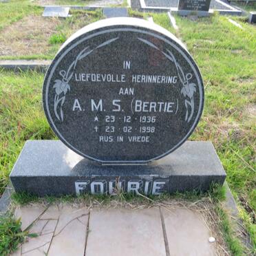 FOURIE A.M.S. 1936-1998