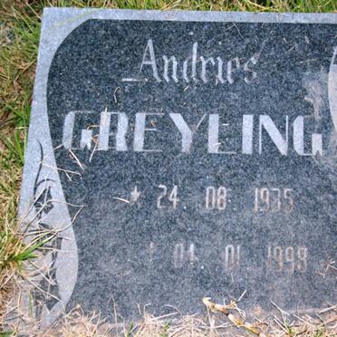 GREYLING Andries 19?5-1999
