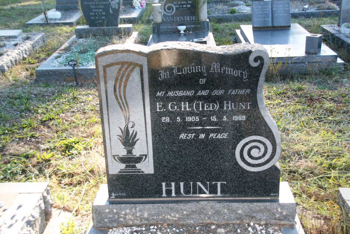 HUNT E.G.H. 1905-1969