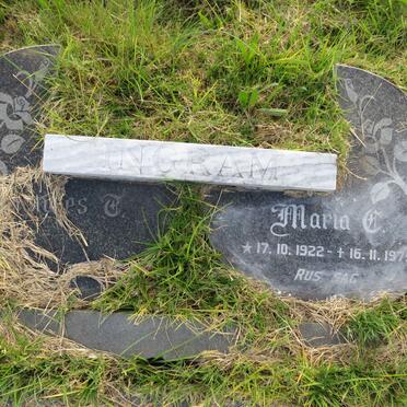 INGRAM Johannes C. 1918- & Maria C. 1922-1979 _2