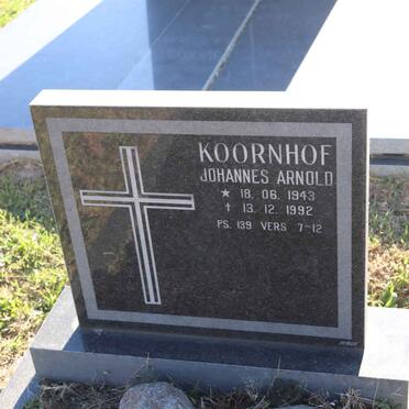 KOORNHOF Johannes Arnold 1943-1992