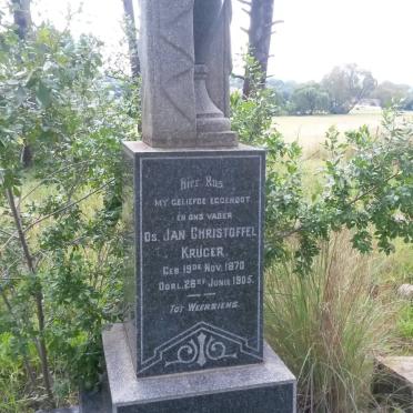 KRÜGER Jan Christoffel Kruger 1870-1905