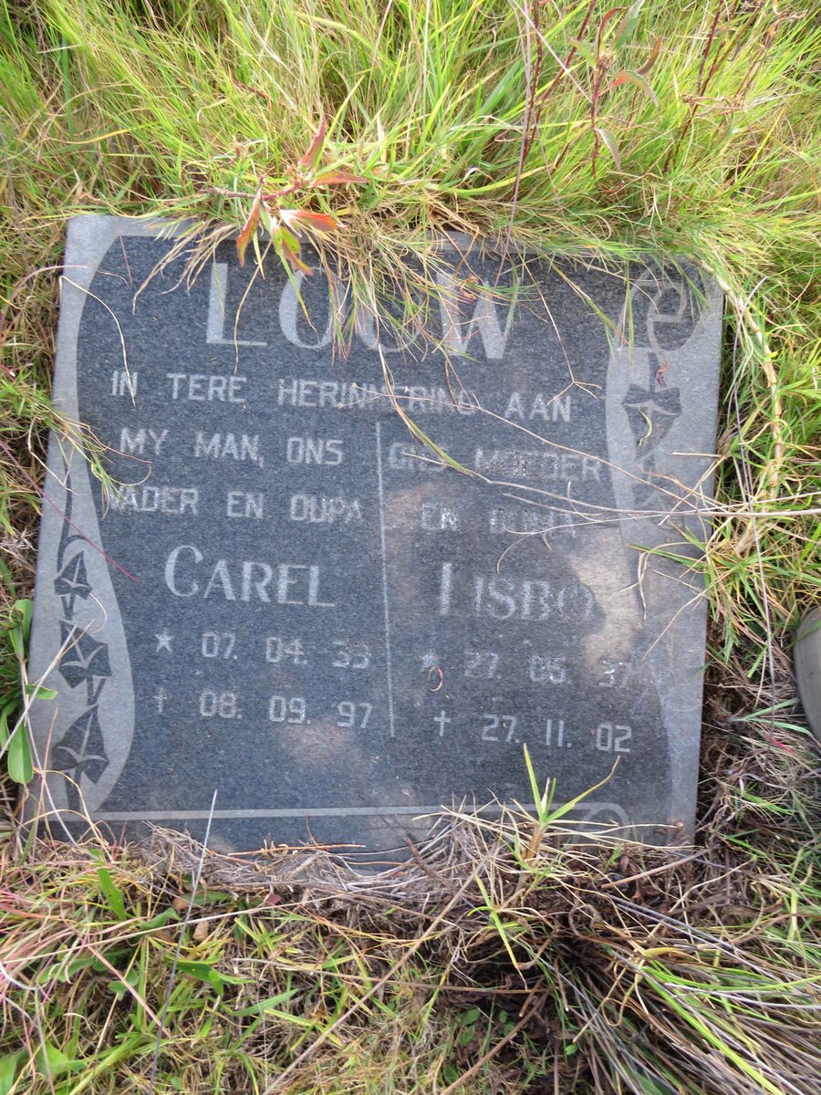 LOUW Carel 1939-1997 & Lisbo 1937-2002