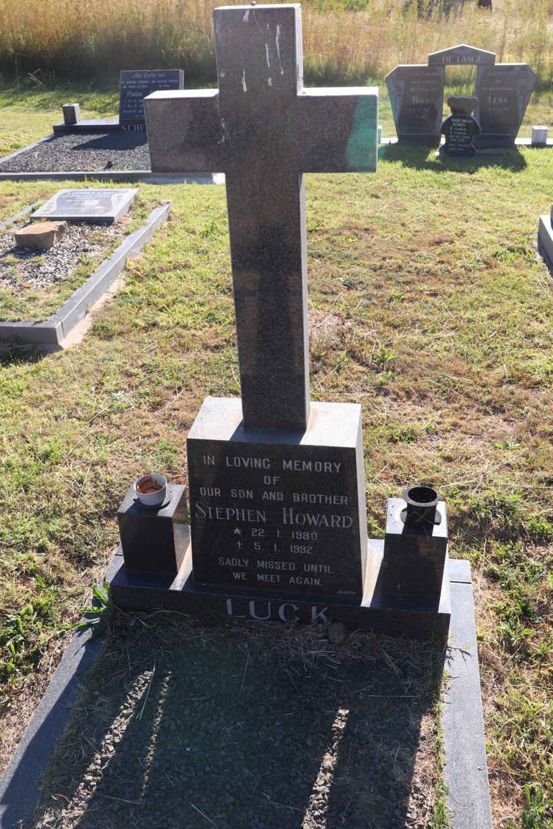 LUCK Stephen Howard 1980-1992