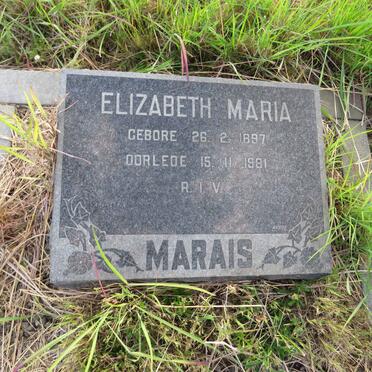 MARAIS Elizabeth Maria 1897-1981