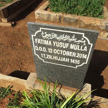 MULLA Fatima Yusuf -2014