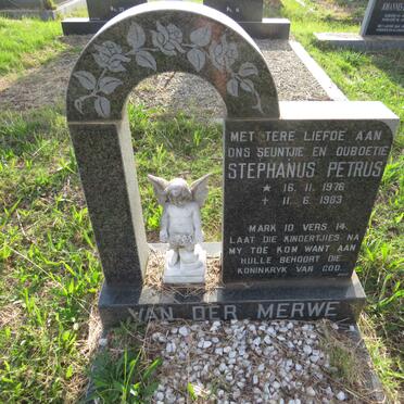 MERWE Stephanus Petrus, van der 1976-1983