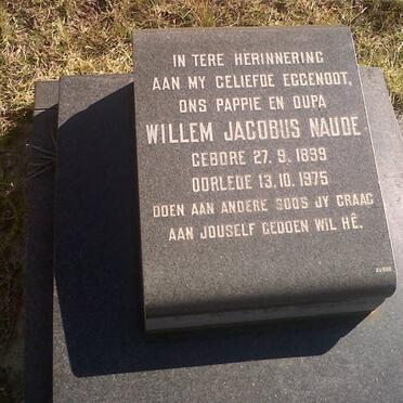 NAUDE Willem Jacobus 1899-1975