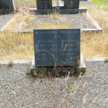 OLIVIER Johannes Gert 1903-1974 &amp; Christina J.D. VAN ZYL 1909-1987