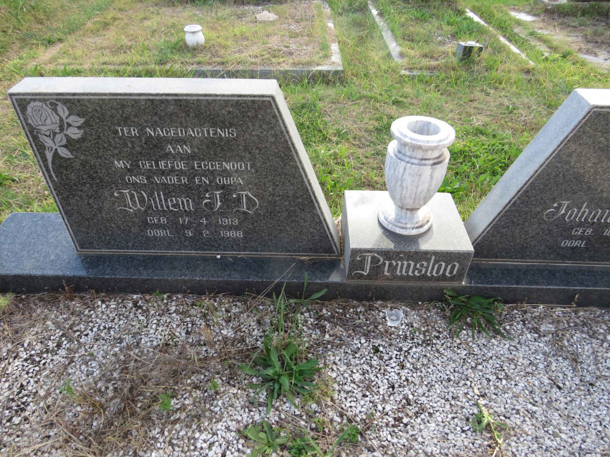PRINSLOO Willem J.D. 1913-1988 & Johanna C.M. 1916- _1
