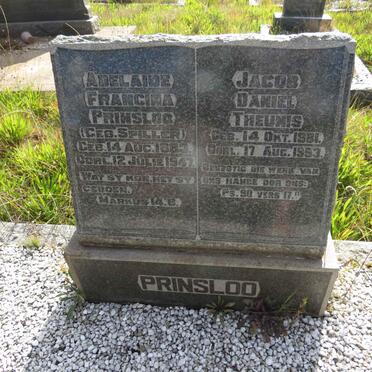 PRINSLOO Jacob Daniel Theunis 1881-1953 & Adelaide Francina SPILLER 1883-1947