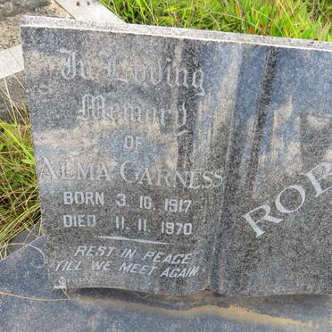 ROBB Alma Garness 1917-1970