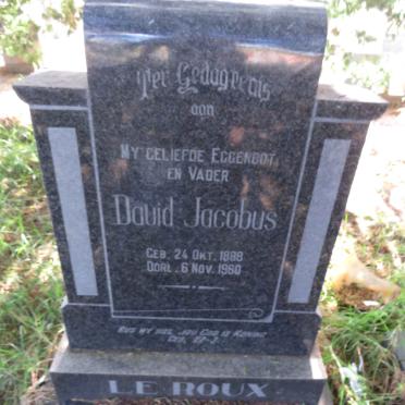 ROUX David Jacobus, le 1888-1960