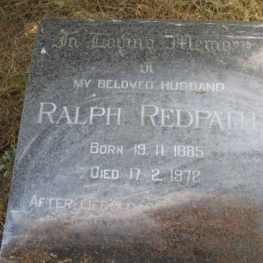 REDPATH Ralph 1885-1972