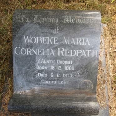 REDPATH Wobeke Maria Cornelia 1888-1973