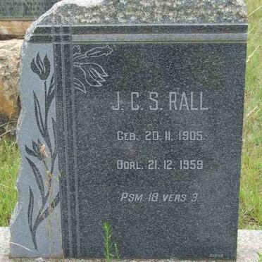 RALL J.C.S. 1905-1959