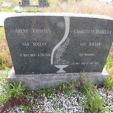 SOELEN Arent Johannes, van 1864-1945 & Charlotte Isabella MACASKILL 1872-1954