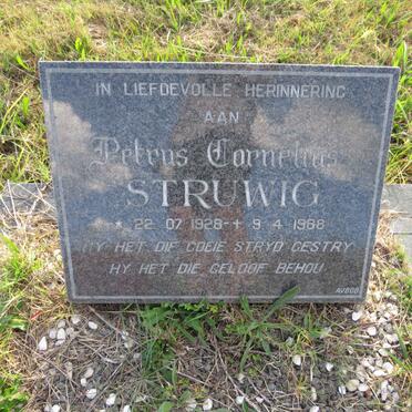 STRUWIG Petrus Cornelius 1928-1988