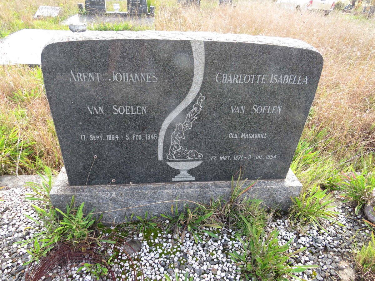 SOELEN Arent Johannes, van 1864-1945 & Charlotte Isabella MACASKILL 1872-1954