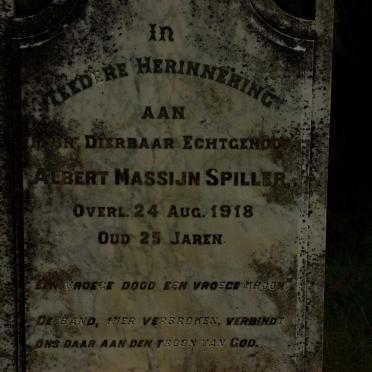 SPILLER Albert Massijn -1918