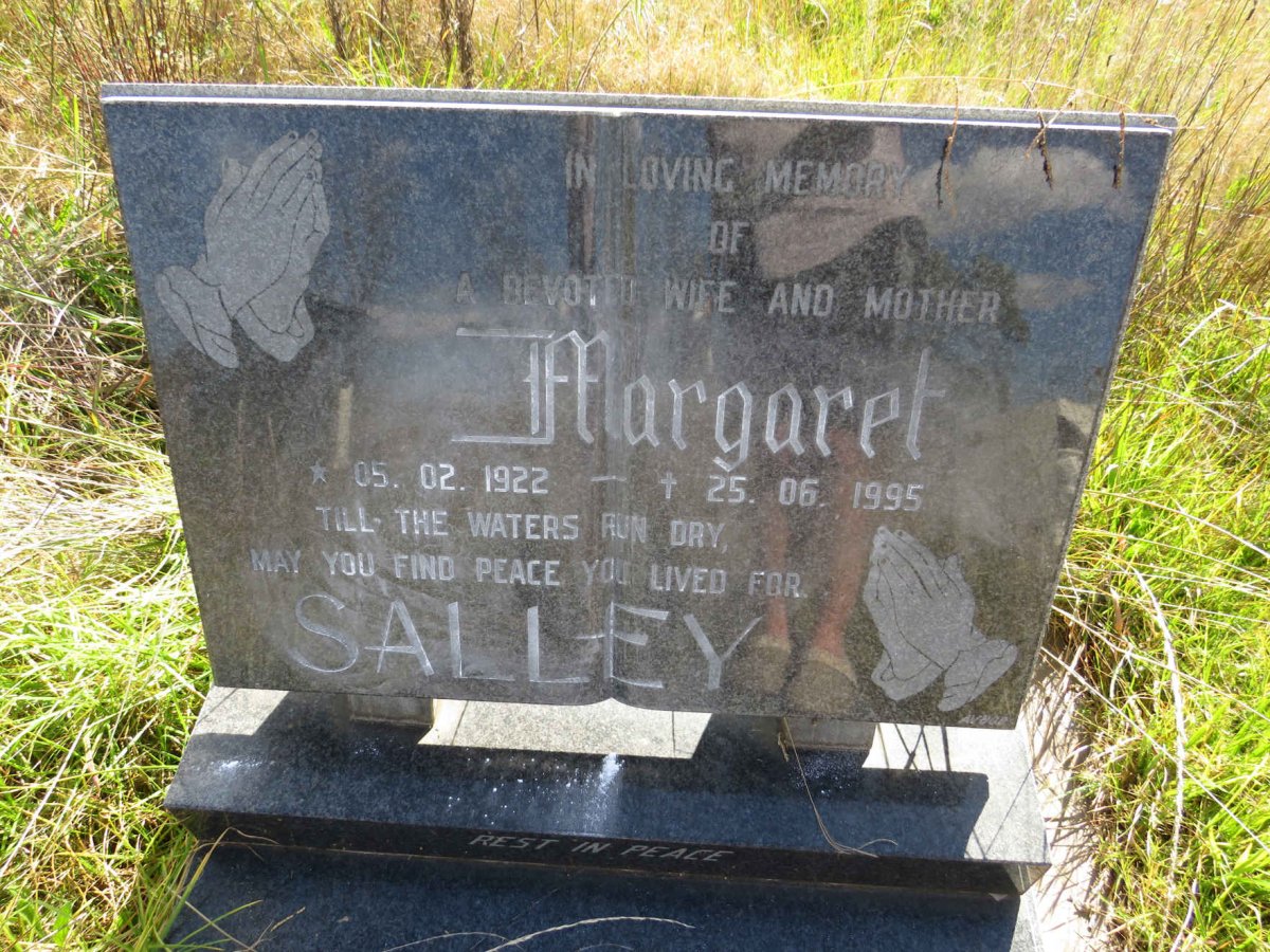 SALLEY Margaret 1922-1995