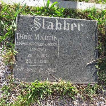 SLABBER Dirk Martin 1917-1988