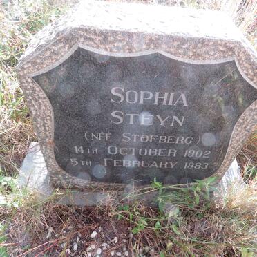 STEYN Sophia nee STOFBERG 1902-1983