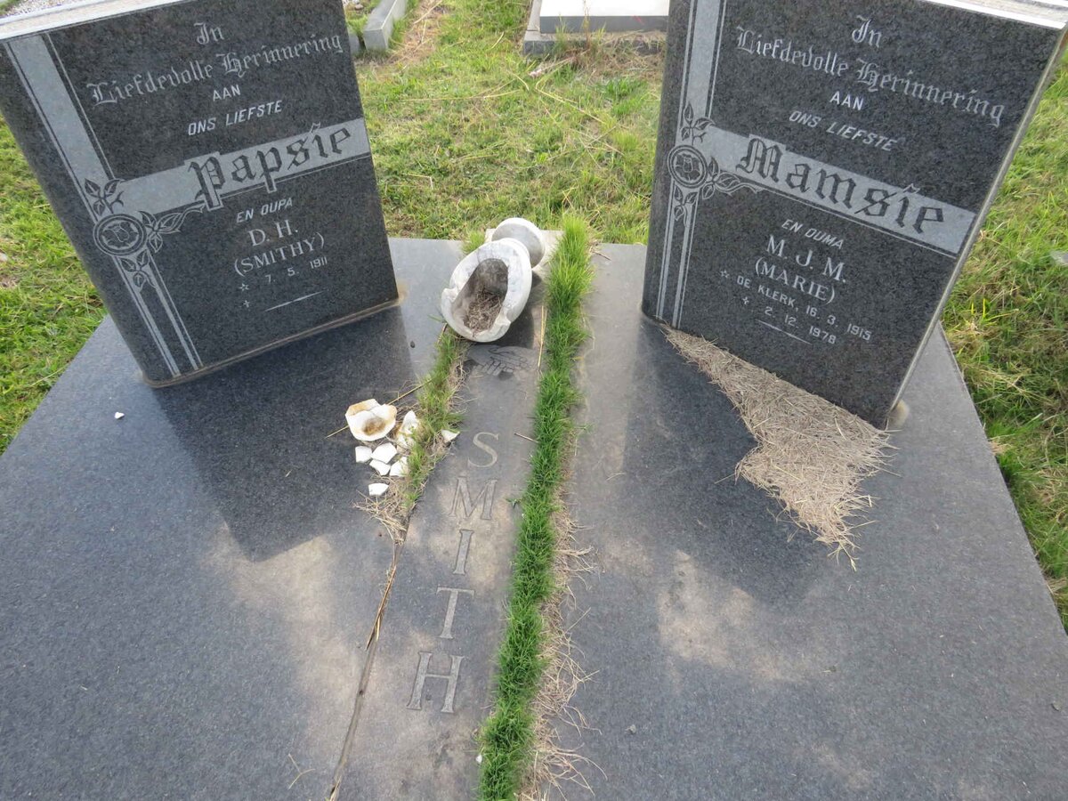 SMITH D.H. 1911- & M.J.M. DE KLERK 1913-1978