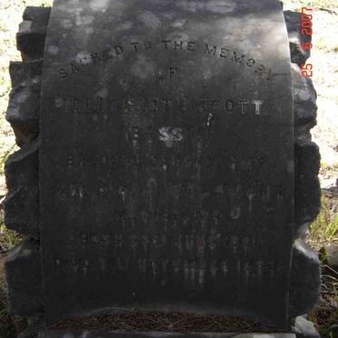 SCOTT Elizabeth 1831-1892