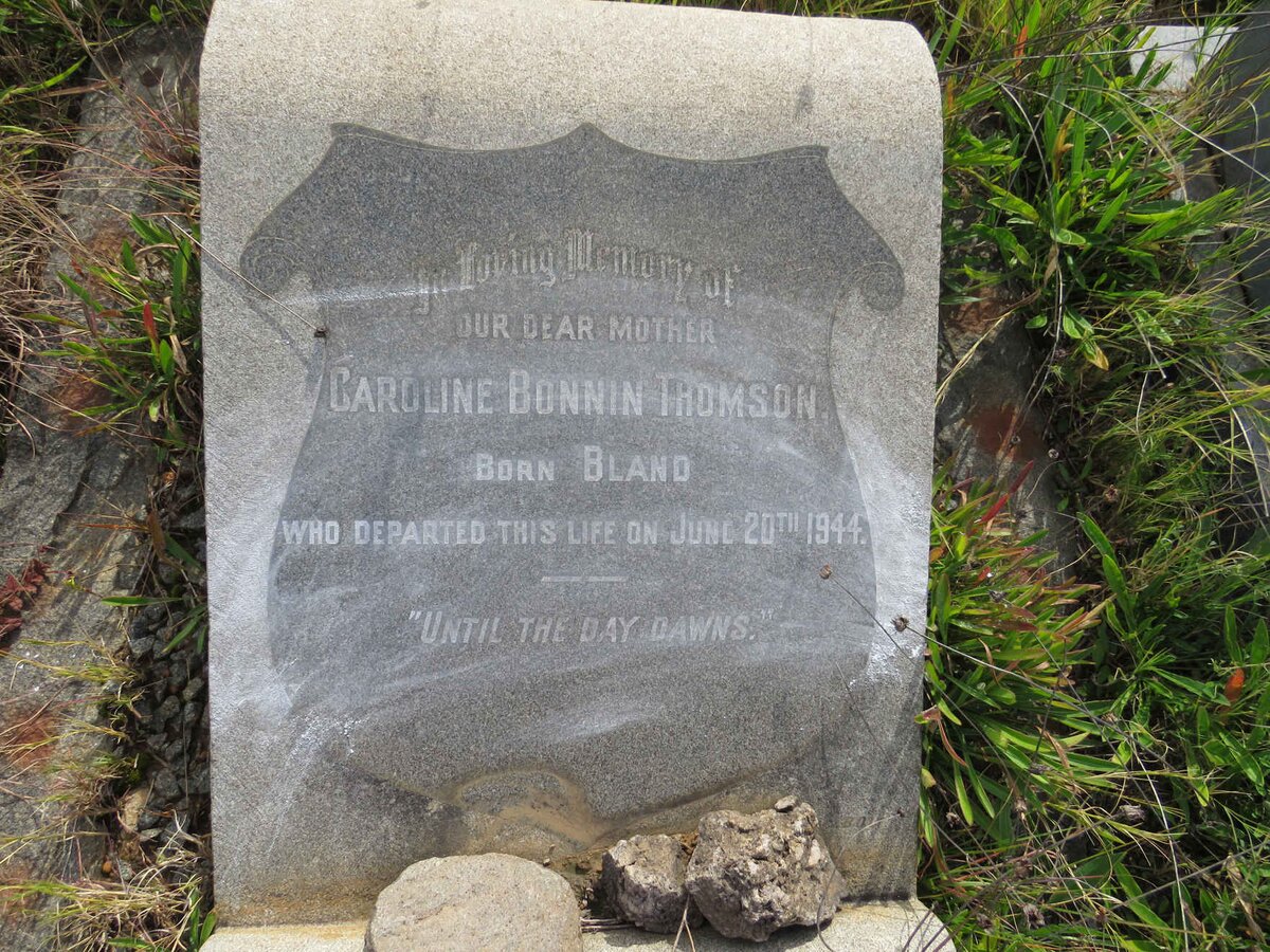 THOMSON Caroline Bonnin nee BLAND -1944