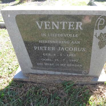 VENTER Pieter Jacobus 1953-1992