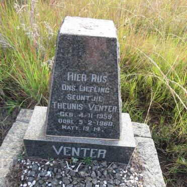 VENTER Theunis 1959-1960