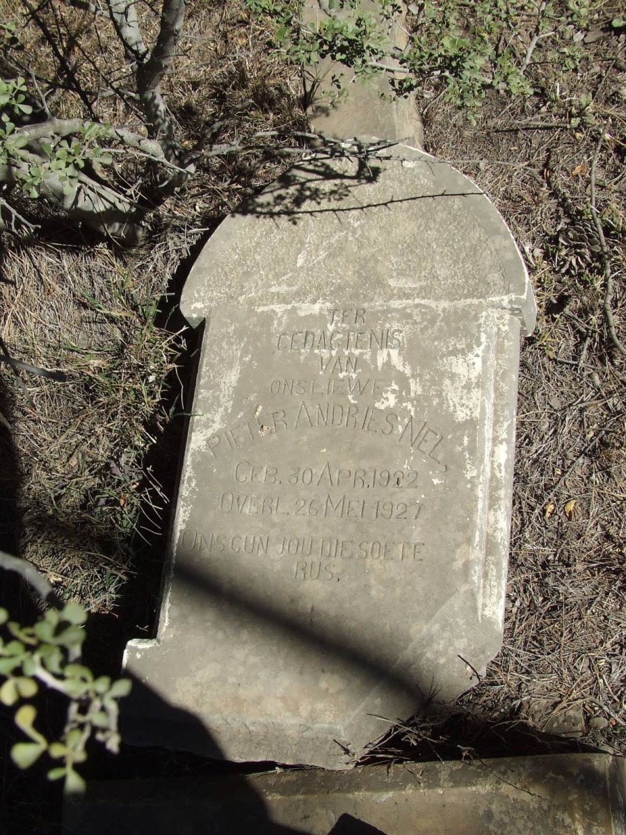 NEL Pieter Andries 1922-1927