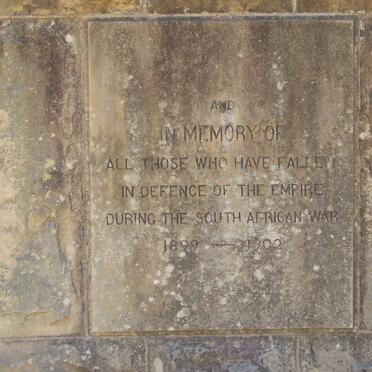 7. Victims in the war 1899-1901