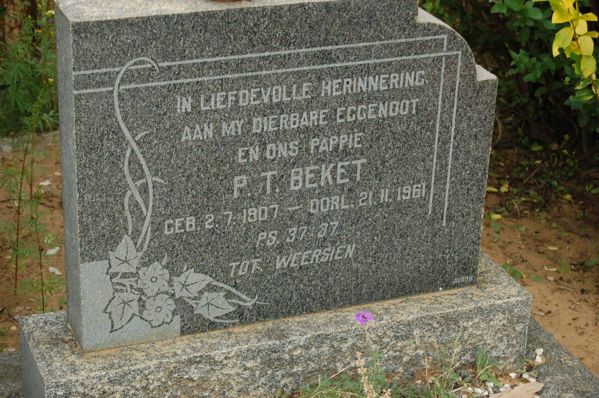 BEKET P.T. 1807-1961