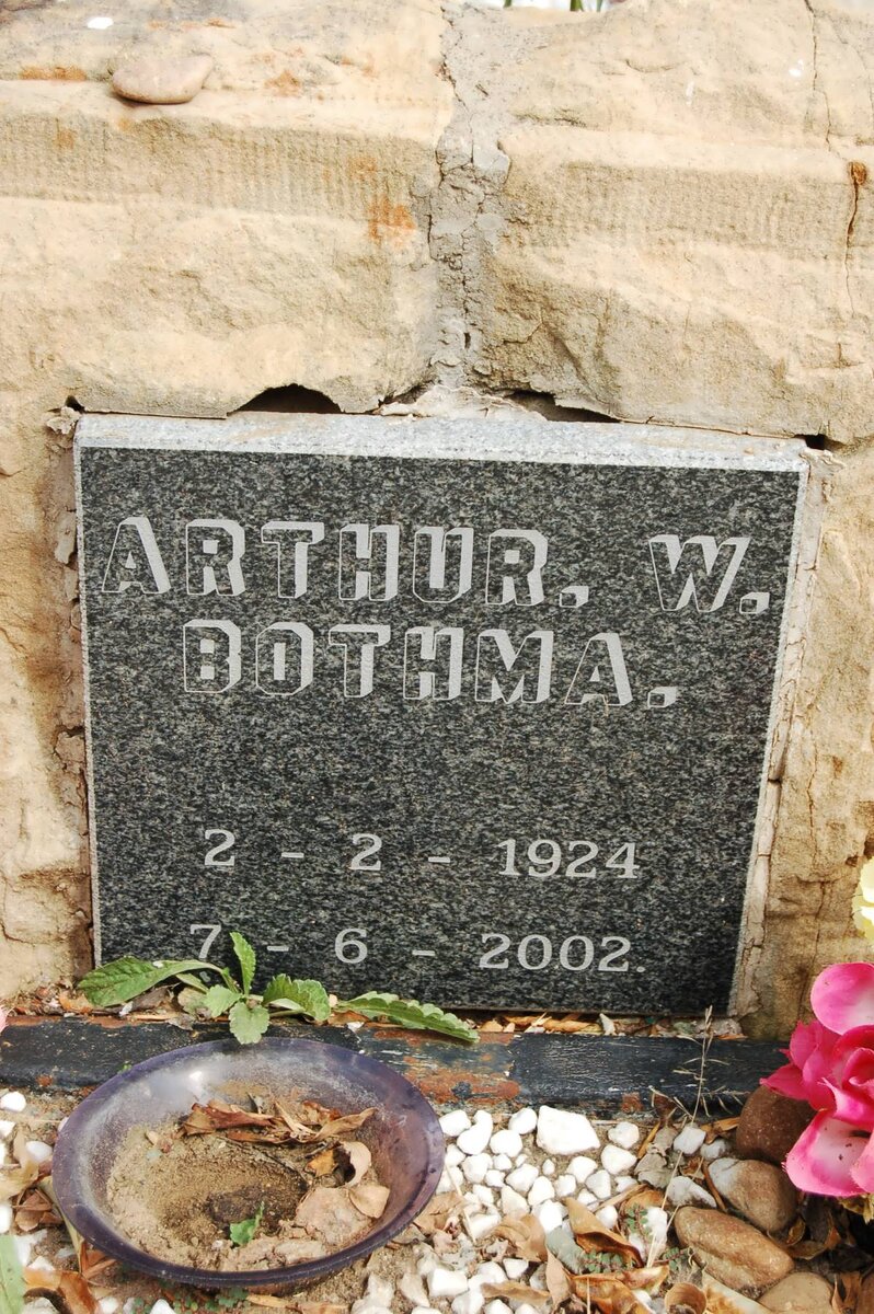 BOTHMA Arthur W. 1924-2002