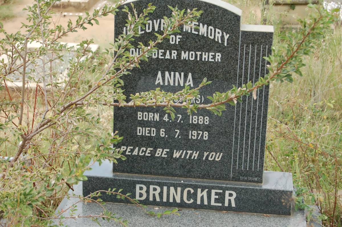 BRINCKER Anna nee ?ERS 1888-1978