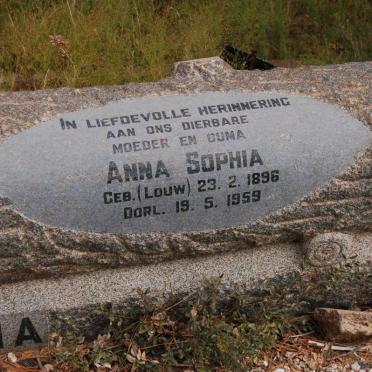 BOTHA Antonie 1886-1956 &amp; Anna Sophia LOUW 1896-1959