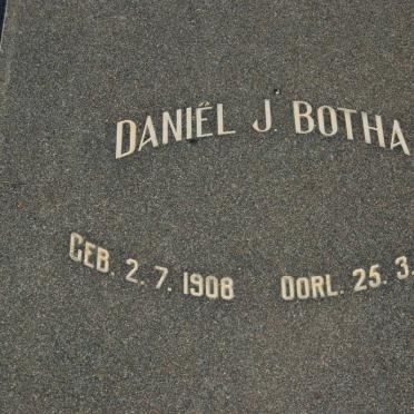 BOTHA Daniël J. 1908-1975