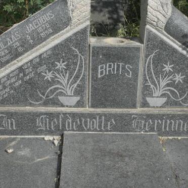 BRITS Nicolaas Jacobus 1870-1959 &amp; Maria Elizabeth OBERHOLZER 1883-1966