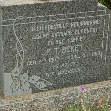 BEKET P.T. 1807-1961