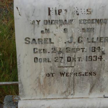 CILLIERS Sarel A.J. 1847-1934